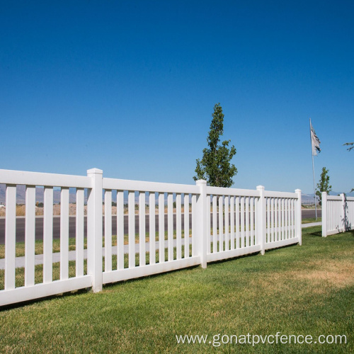 PVC Closed Picket Fence